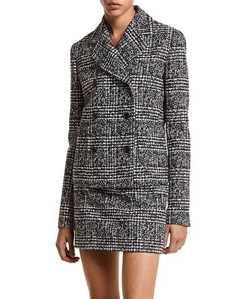 michael kors glen plaid coat men|Glen Plaid Silk.